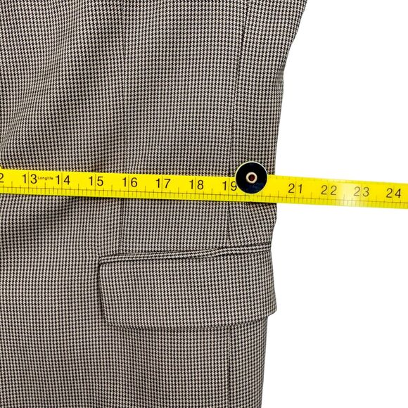 Jos‎ A Bank Gordon Brown Wool Houndstooth Blazer Suit Jacket Mens Size 41R - Picture 8 of 11